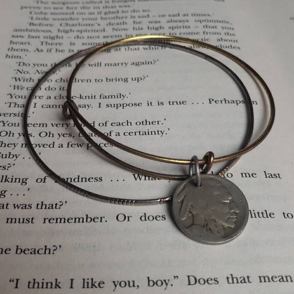 ‎Buffalo Nickel Bracelete Bangle Set